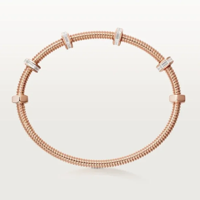Ecrou De Cartier-armband, diamanten