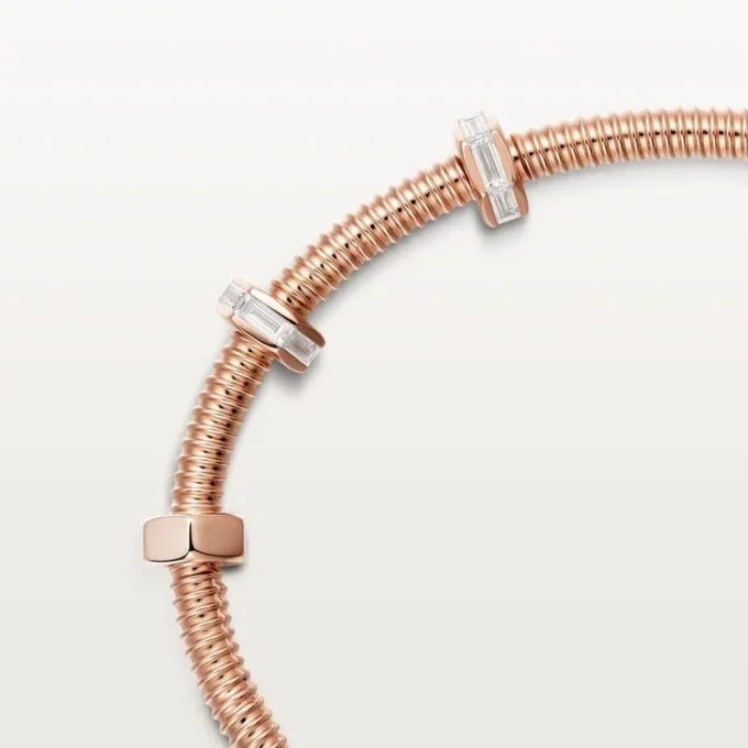 Ecrou De Cartier-armband, diamanten