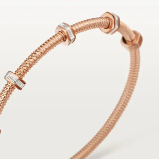 Ecrou De Cartier-armband, diamanten