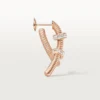Ecrou De Cartier linkeroorbel – Roségoud, Diamanten – Cartier