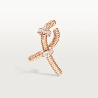 Ecrou De Cartier Oorbel Rechts – Roségoud, Diamanten – Cartier