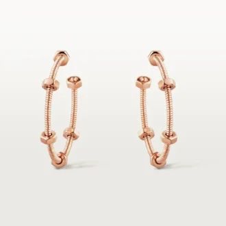 Ecrou De Cartier Oorbellen – Roze Goud – Cartier