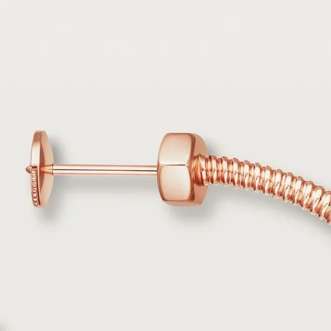 Ecrou De Cartier Oorbellen – Roze Goud – Cartier