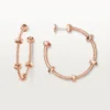 Ecrou De Cartier Oorbellen – Roze Goud – Cartier