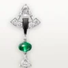 En Equilibre Oorbellen, Smaragd, Pave
