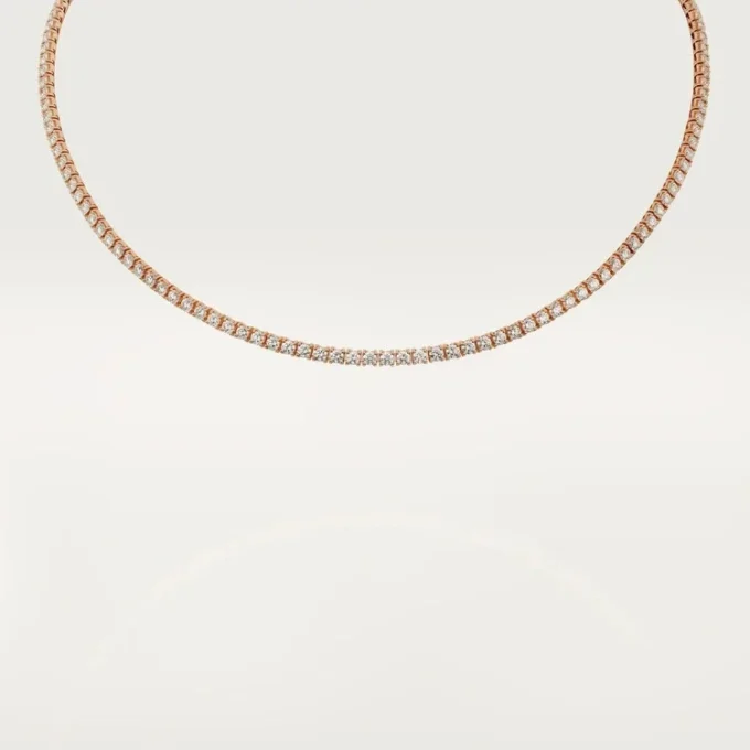 Essential Lines-halsketting – Roségoud, diamanten – Cartier