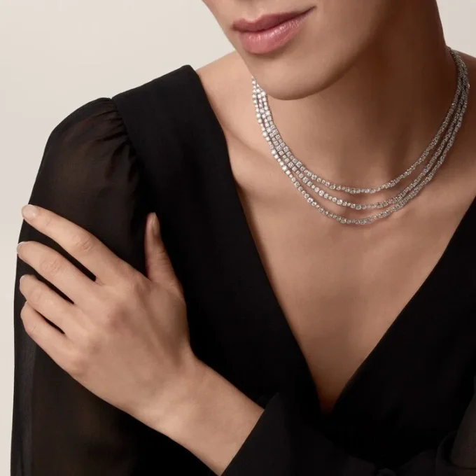 Essential Lines-halsketting – Witgoud, diamanten – Cartier