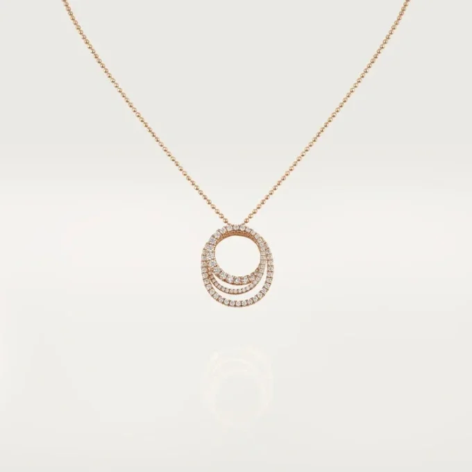 Etincelle De Cartier-halsketting – Roségoud, diamanten – Cartier
