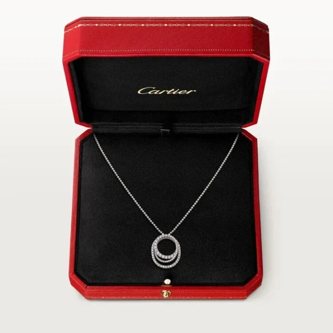 Etincelle De Cartier-halsketting – Witgoud, diamanten – Cartier