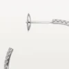 Etincelle De Cartier-oorbellen, groot model – witgoud, diamanten – Cartier