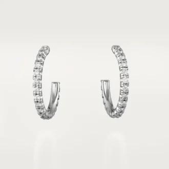 Etincelle De Cartier Oorbellen, Klein Model – Witgoud, Diamanten – Cartier