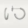Etincelle De Cartier Oorbellen, Klein Model – Witgoud, Diamanten – Cartier