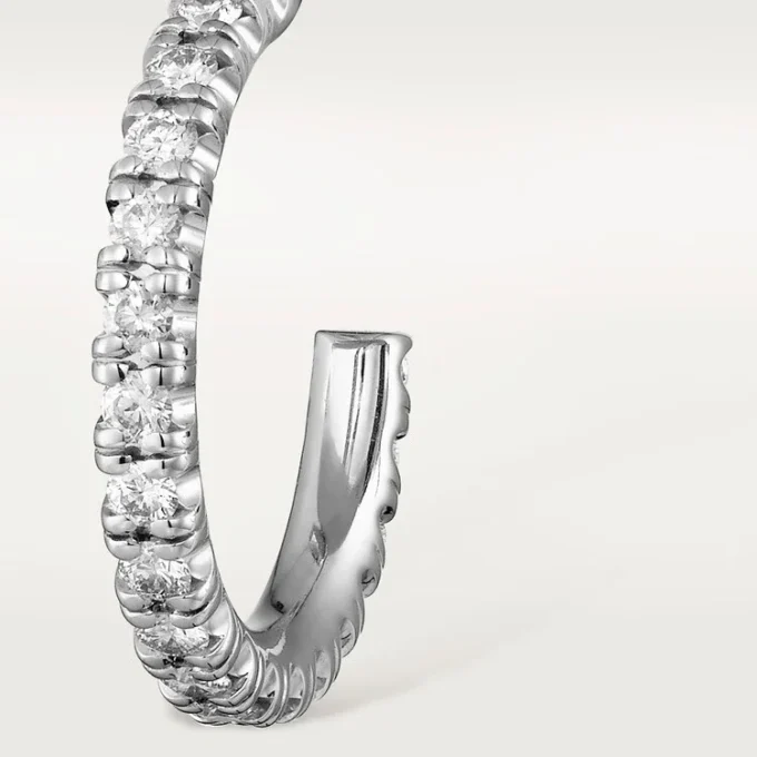 Etincelle De Cartier Oorbellen, Klein Model – Witgoud, Diamanten – Cartier