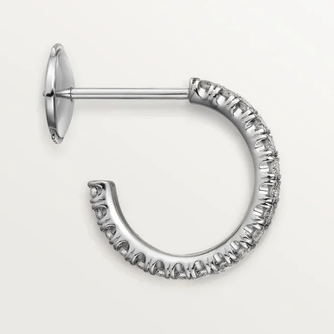 Etincelle De Cartier Oorbellen, Klein Model – Witgoud, Diamanten – Cartier