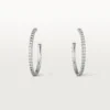 Etincelle De Cartier Oorbellen, Middelgroot Model – Witgoud, Diamanten – Cartier