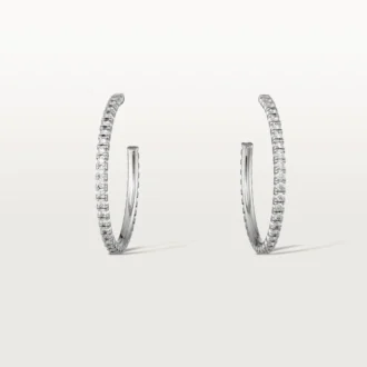 Etincelle De Cartier Oorbellen, Middelgroot Model – Witgoud, Diamanten – Cartier
