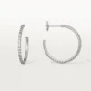 Etincelle De Cartier Oorbellen, Middelgroot Model – Witgoud, Diamanten – Cartier
