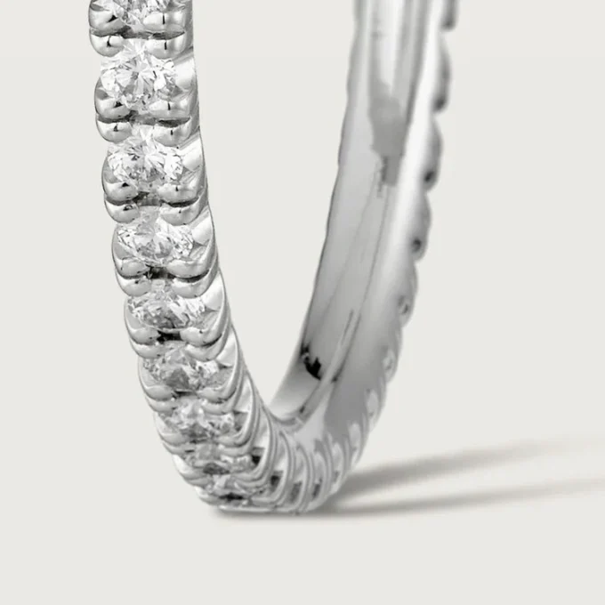 Etincelle De Cartier Oorbellen, Middelgroot Model – Witgoud, Diamanten – Cartier