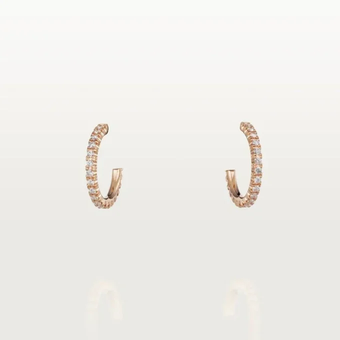 Etincelle De Cartier Oorbellen – Roségoud, Diamanten – Cartier