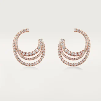 Etincelle De Cartier Oorbellen – Roségoud, Diamanten – Cartier