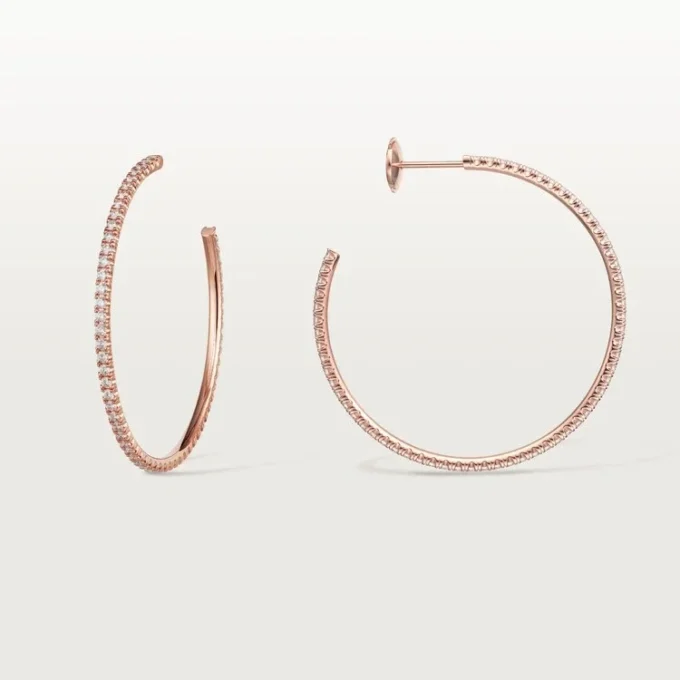 Etincelle De Cartier Oorbellen – Roségoud, Diamanten – Cartier