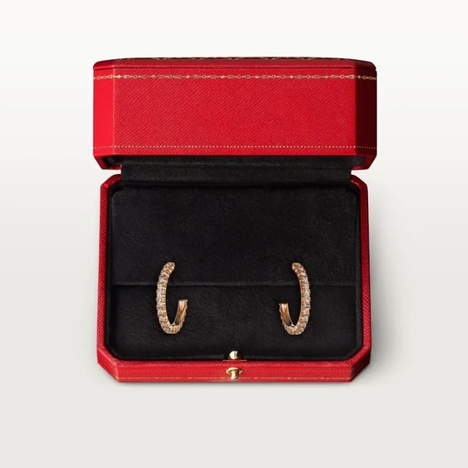 Etincelle De Cartier Oorbellen – Roségoud, Diamanten – Cartier