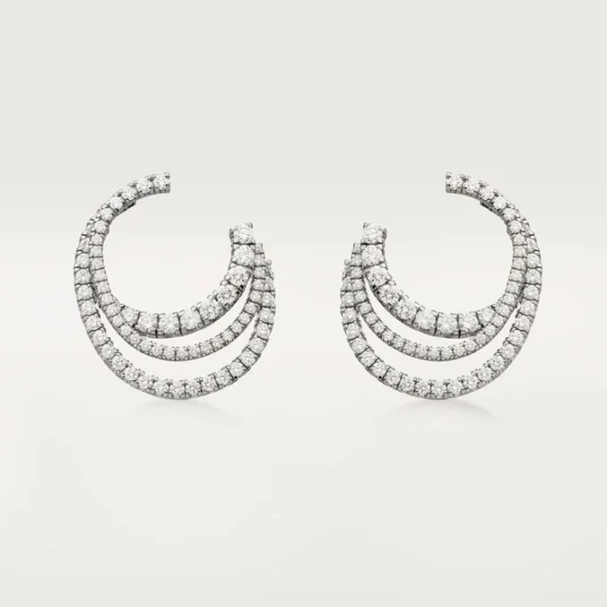 Etincelle De Cartier Oorbellen – Witgoud, Diamanten – Cartier