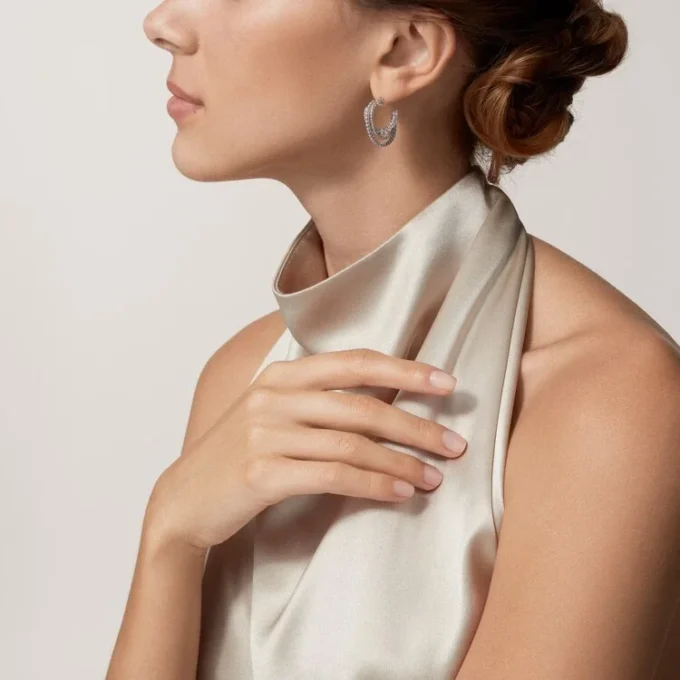 Etincelle De Cartier Oorbellen – Witgoud, Diamanten – Cartier