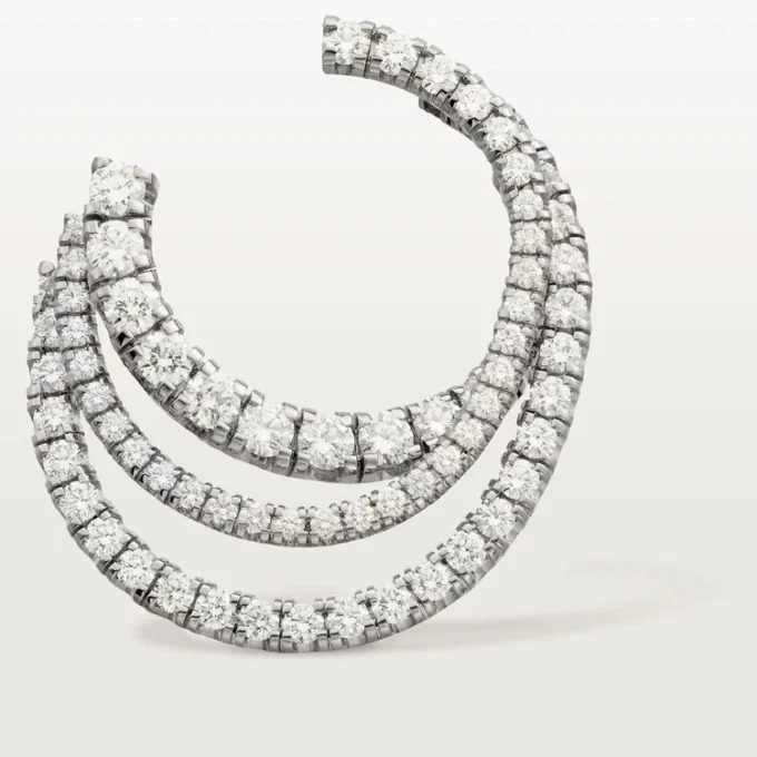 Etincelle De Cartier Oorbellen – Witgoud, Diamanten – Cartier