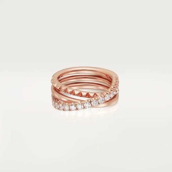 Etincelle De Cartier-ring – Roségoud, diamanten – Cartier