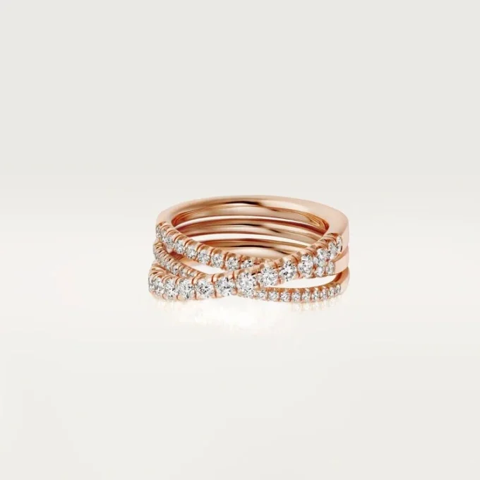 Etincelle De Cartier-ring – Roségoud, diamanten – Cartier