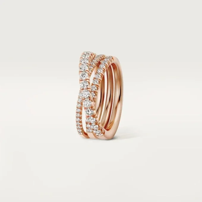 Etincelle De Cartier-ring – Roségoud, diamanten – Cartier