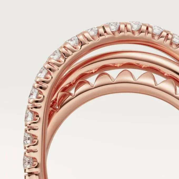 Etincelle De Cartier-ring – Roségoud, diamanten – Cartier
