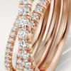 Etincelle De Cartier-ring – Roségoud, diamanten – Cartier