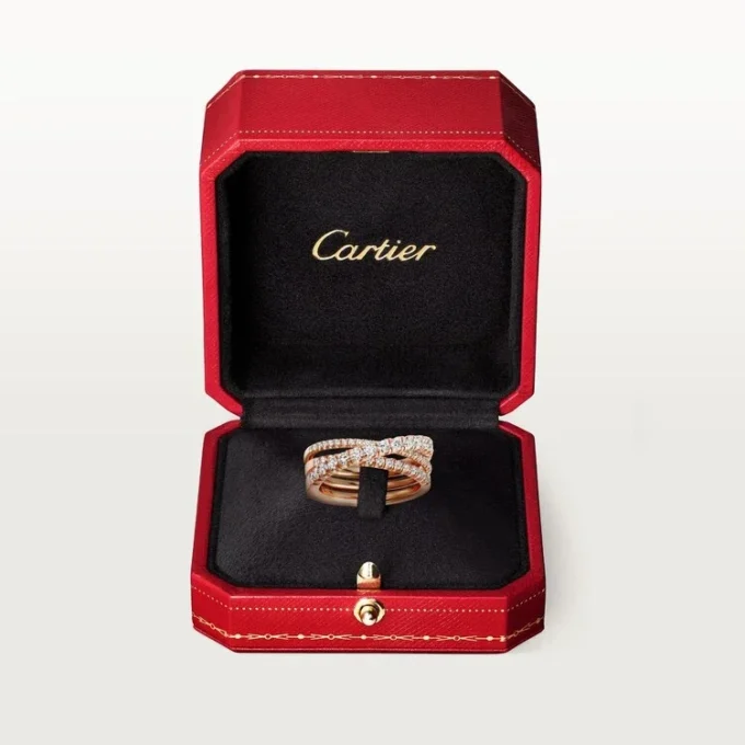 Etincelle De Cartier-ring – Roségoud, diamanten – Cartier