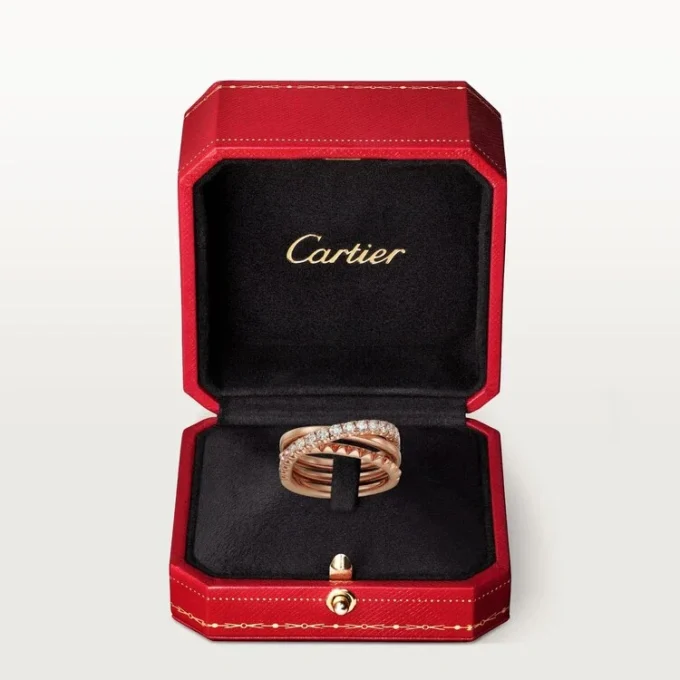Etincelle De Cartier-ring – Roségoud, diamanten – Cartier