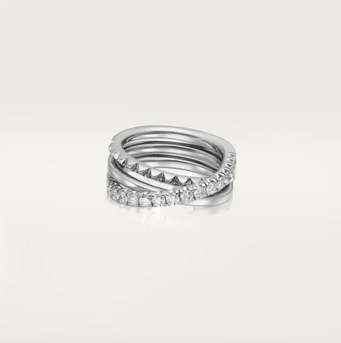 Etincelle De Cartier-ring – Witgoud, diamanten – Cartier