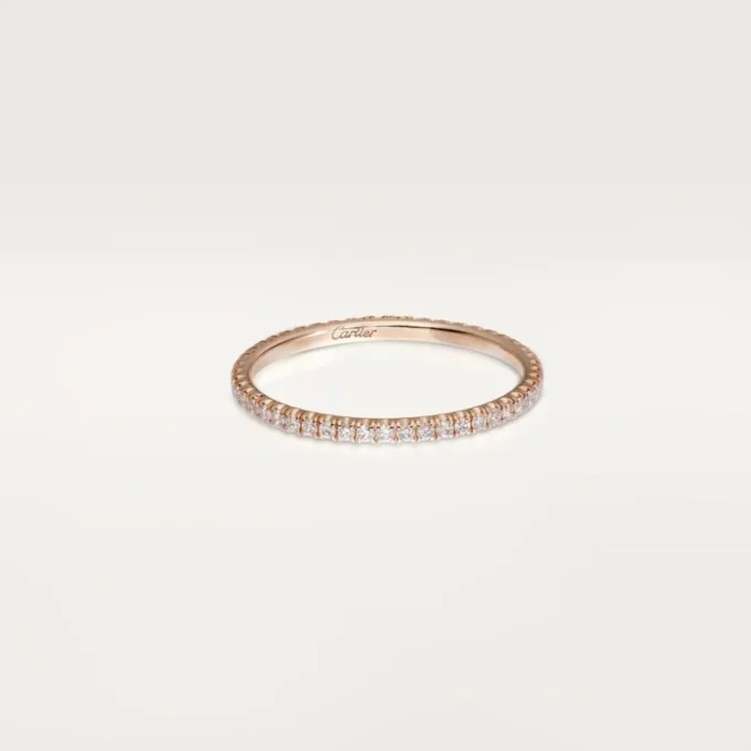 Etincelle De Cartier trouwring, 1,5 mm breed, bezet