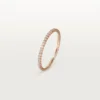 Etincelle De Cartier trouwring, 1,5 mm breed, bezet