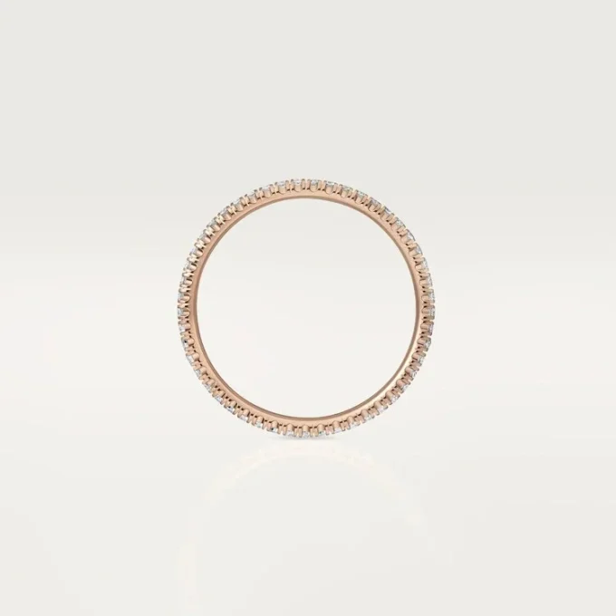 Etincelle De Cartier trouwring, 1,5 mm breed, bezet