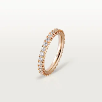 Etincelle De Cartier trouwring, 2,6 mm breed, bezet