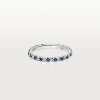 Etincelle De Cartier trouwring – platina, saffieren, diamanten – Cartier