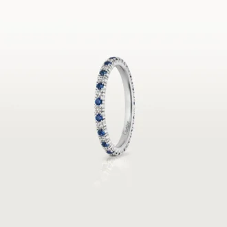 Etincelle De Cartier trouwring – platina, saffieren, diamanten – Cartier