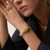 Faune Et Flore De Cartier-armband, gele, oranje en bruine diamanten, bezet