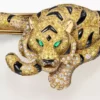 Faune Et Flore De Cartier-armband, gele, oranje en bruine diamanten, bezet