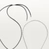 Faune Et Flore De Cartier-ketting, smaragdgroene kralen, bezet