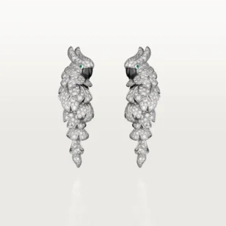 Faune Et Flore De Cartier oorbellen, bezet