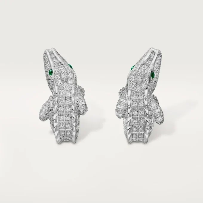 Faune Et Flore De Cartier oorbellen, bezet