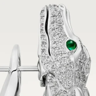 Faune Et Flore De Cartier oorbellen, bezet