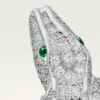 Faune Et Flore De Cartier oorbellen, bezet